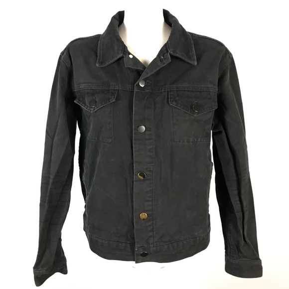 Black denim jacket - Picture 2 of 11